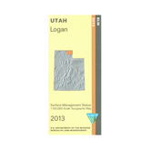 Logan, Utah - 30x60 Minute BLM Surface Management Map